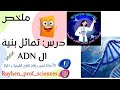 ملخص درس تماثل بنية ال ADN مراجعة المكتسبات القبلية للبكالوريا 