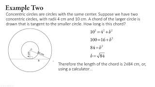 Examples using the Tangent Line Theorems