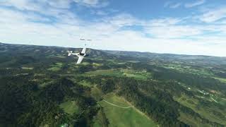 Low Speed Flight from Beckley WV to Lewisburg West Virginia USA in MSFS 2020