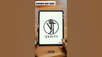 #jyoti name logo maker ☺️ comment your name 🙏 for signature/ logo ❤️ next you 🤗 Subscribe now 🙂 like