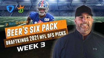DRAFTKINGS & FANDUEL NFL WEEK 3 DFS PICKS | THE DAILY FANTASY 6 PACK