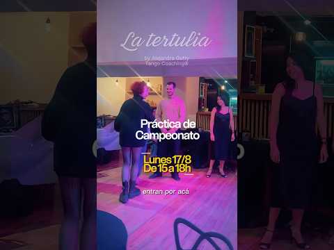 Práctica de Campeonato —Alejandra Gutty, La Tertulia