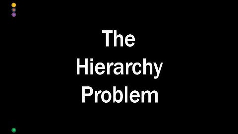 The Hierarchy Problem
