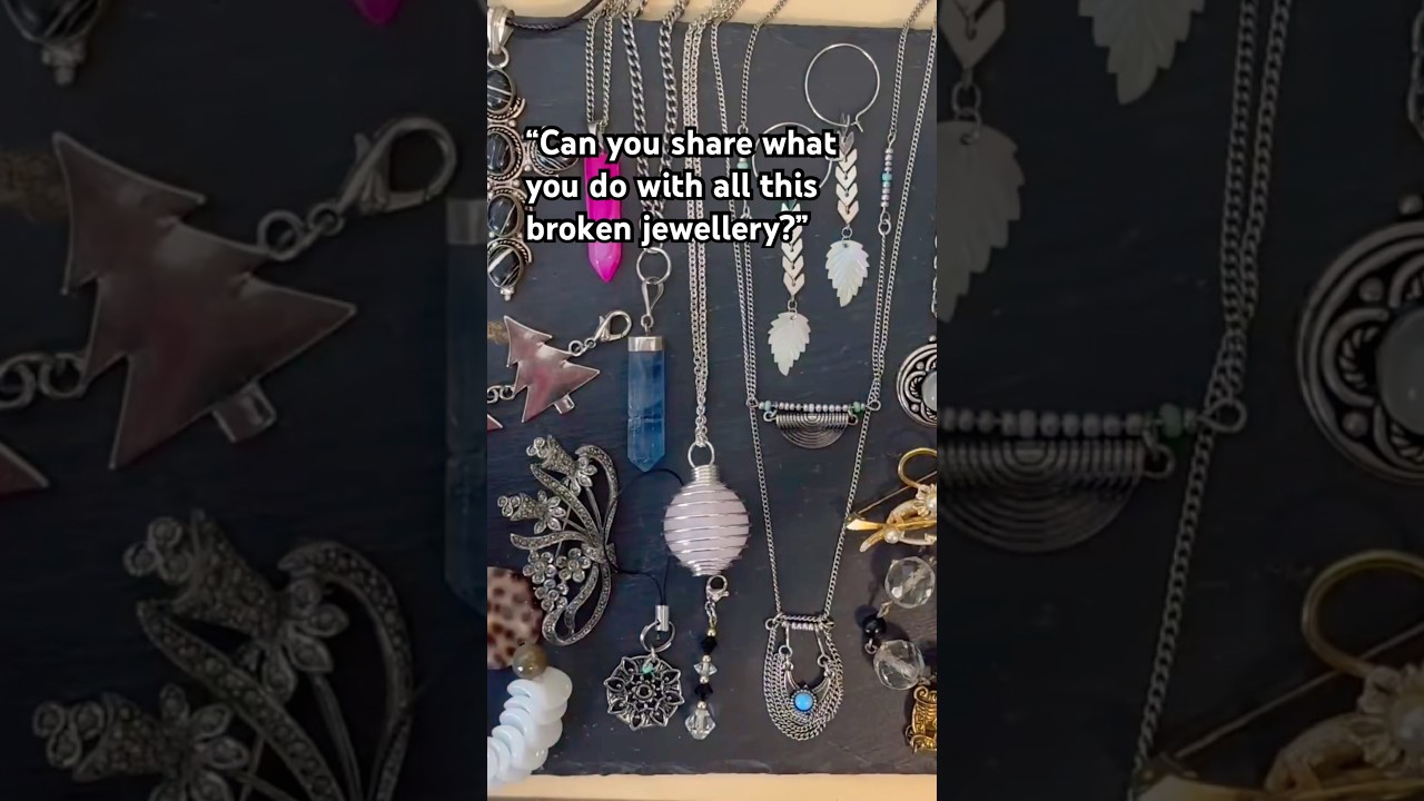Can you share what you do with all this broken jewellery?👍