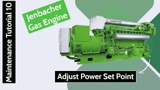 Jenbacher Gas Generator | Changing Power Set Point On Synchronous Mode screenshot 3
