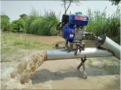 How To Make Water Pump 6 Inches With Engine Farmer Machine Diy Water Pump 6 Inch Borewell Machine