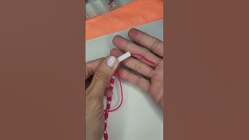 Aprende paso a paso hacer nudo franciscano para tus pulseras #pulserafacil