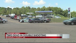 2 dead in double shooting at Marshall County, MS gas station - 6pm Update