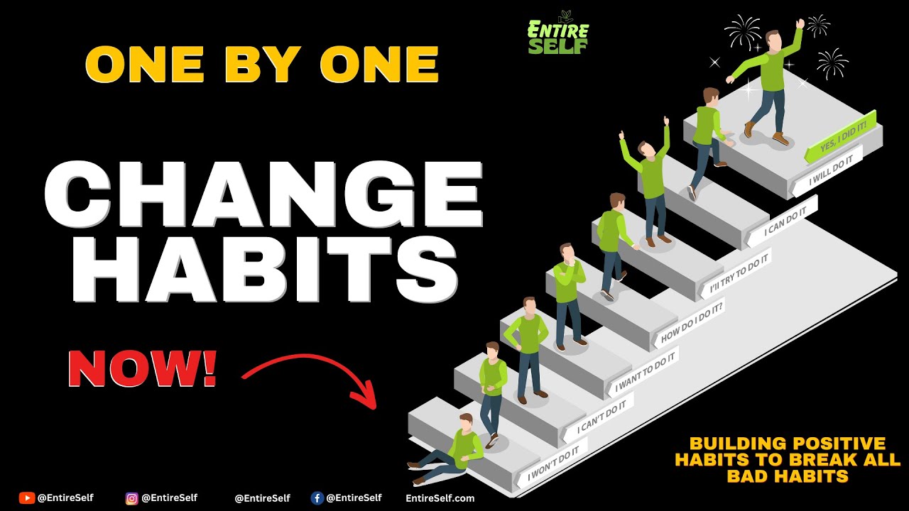 Building Positive Habits to Break all Bad Habits: 5 Ways To Change Your ...