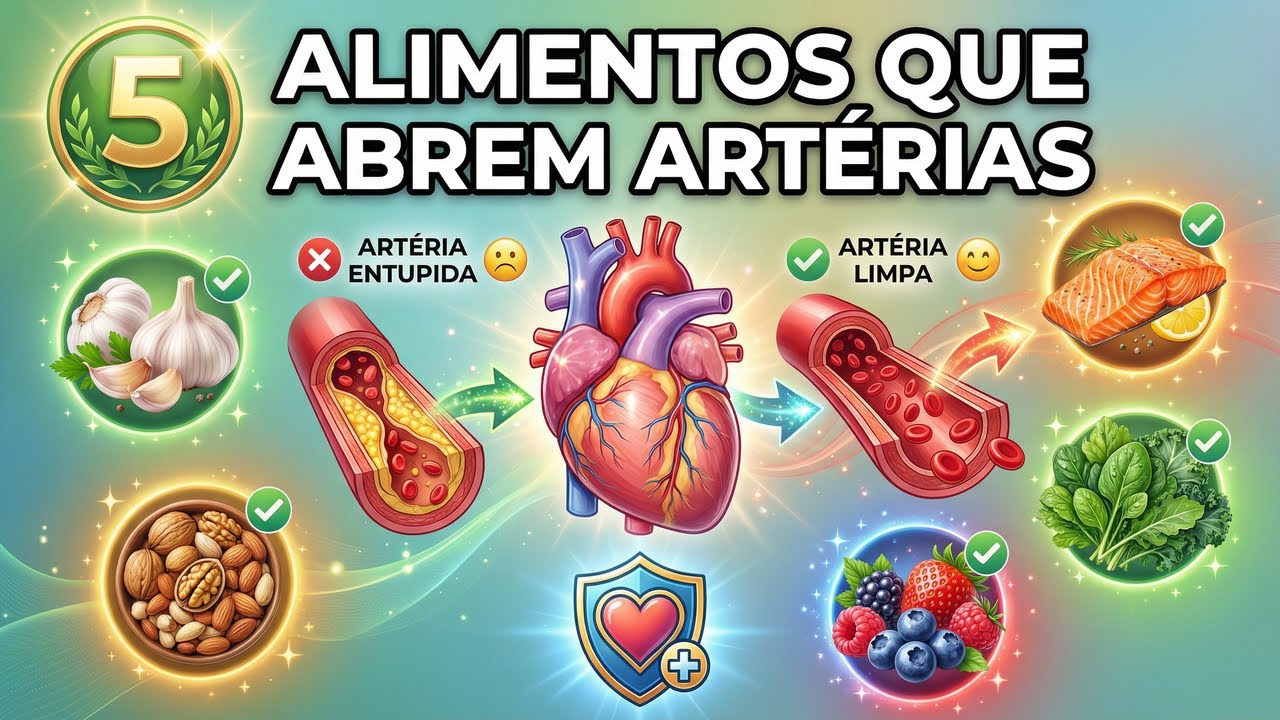 Acabar com artérias entupidas começa com o que você coloca no prato; a má circulação começa aí!