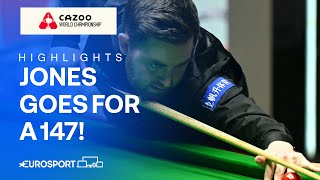 Jak Jones goes for a 147! 😲 | 2024 World Snooker Championship Final
