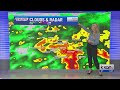Waves of heavy rain, storms through the day | May 1 forecast