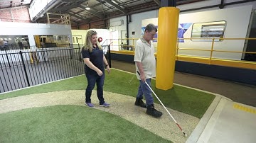 Orientation and Mobility: Navigating different surfaces