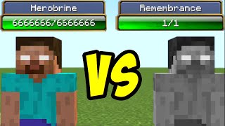 Herobrine vs Remembrance minecraft