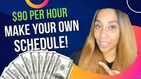 Make $90 A Hour & Set Your Own Schedule! No Experi...