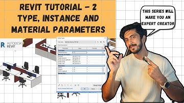 Revit Tutorial -  Adding Type, Instance and Material Parameter in a Family - Part - 2
