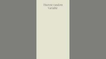 Discrete Random Variable | Definition & Example | Random Variable | Statistics