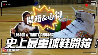 林北要買鞋【開箱&心得】Fruity Pebbles LEBRON 4  以前可以買一台摩托車的神物，會不會又是走下神壇的另外一雙PE?