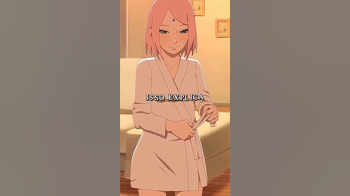 Tô achando que a sarada não é filha do sasuke...