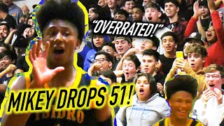 MIKEY WILLIAMS DROPS 51 & Gets OVERRATED CHANTS! HYPE CROWD Goes CRAZY Over EVERYTHING!