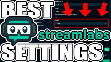 BEST STREAMLABS OBS SETTINGS FOR STREAMING & RECORDING!
