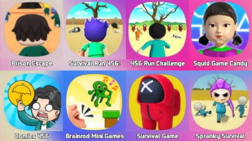 Squid Hero, 456 Squid Survival, 456 Survival Challenge, Squid Game 3D, Squid Game Survival