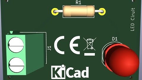 How to Design a Basic LED Circuit in KiCad 2025 | Easy PCB Tutorial for Beginners