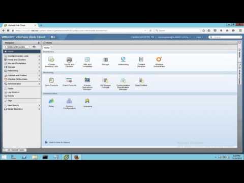 vSphere 6 - Configure vCenter Server and ESXi 6.0