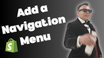 How To Add a Navigation Menu to Shopify 2025 Updated Tutorial