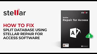 🔧 How to Fix Split Access Database Using Stellar Repair for Access Software 🚀