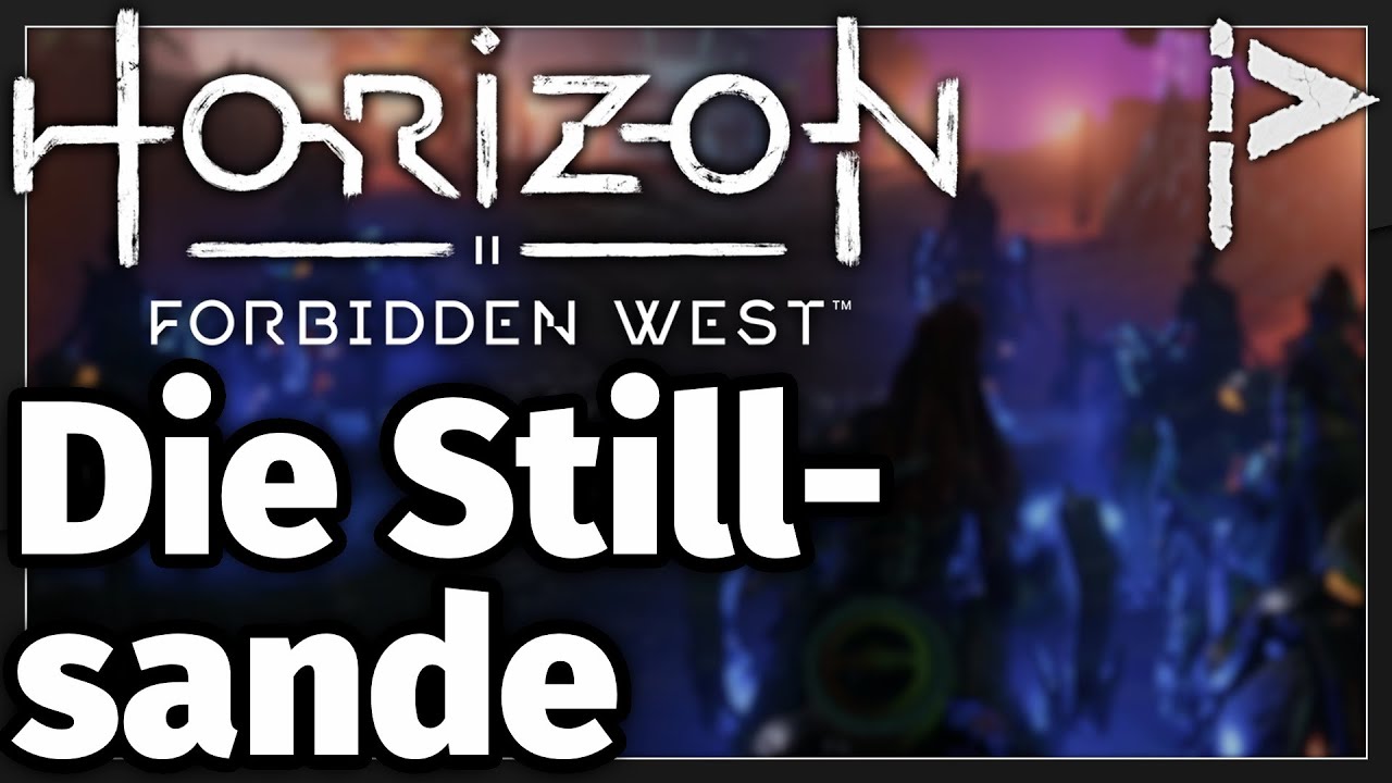 Horizon Forbidden West Maschinenrennen Die Stillsande YouTube