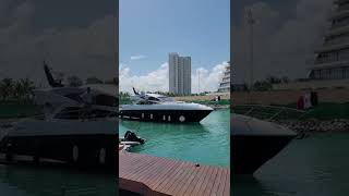 Sunseeker Predator 60ft Cuervo in Cancun. To Book the yacht visit our website www.cancunboats.net
