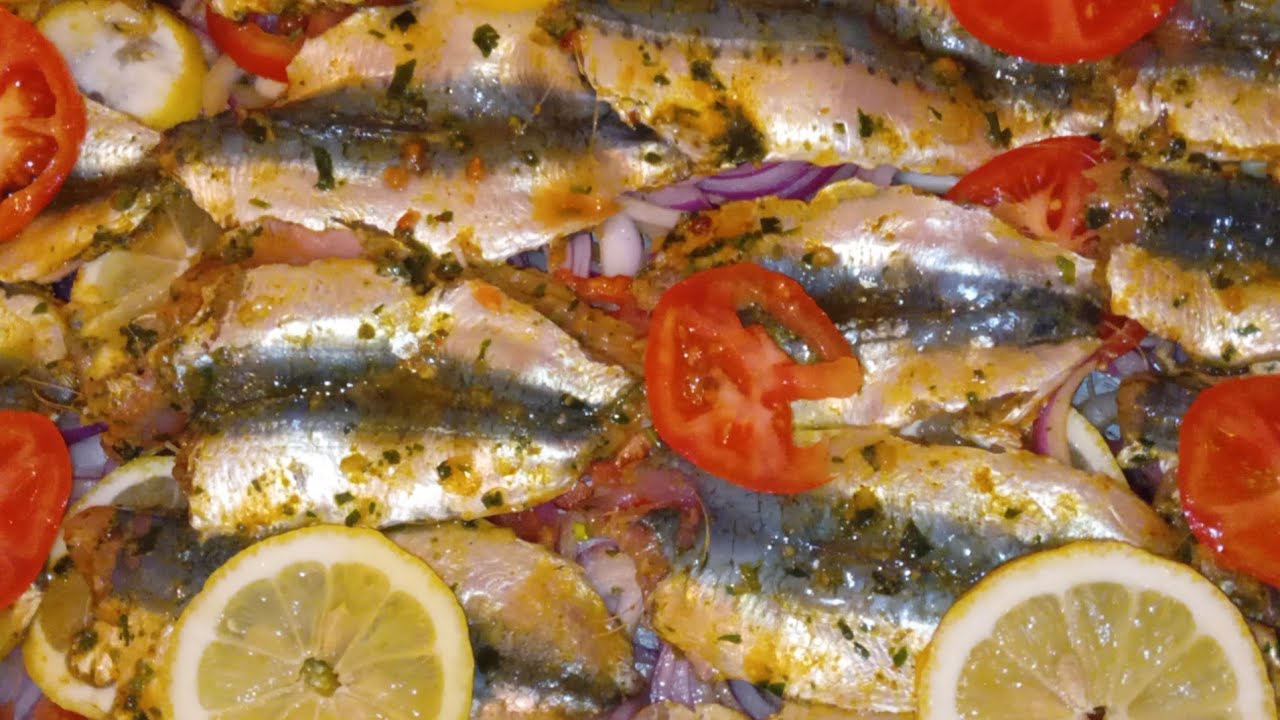 سردين بالبصل في الفرن سهل ولذيذ على حقو وطريقو🥘🤩