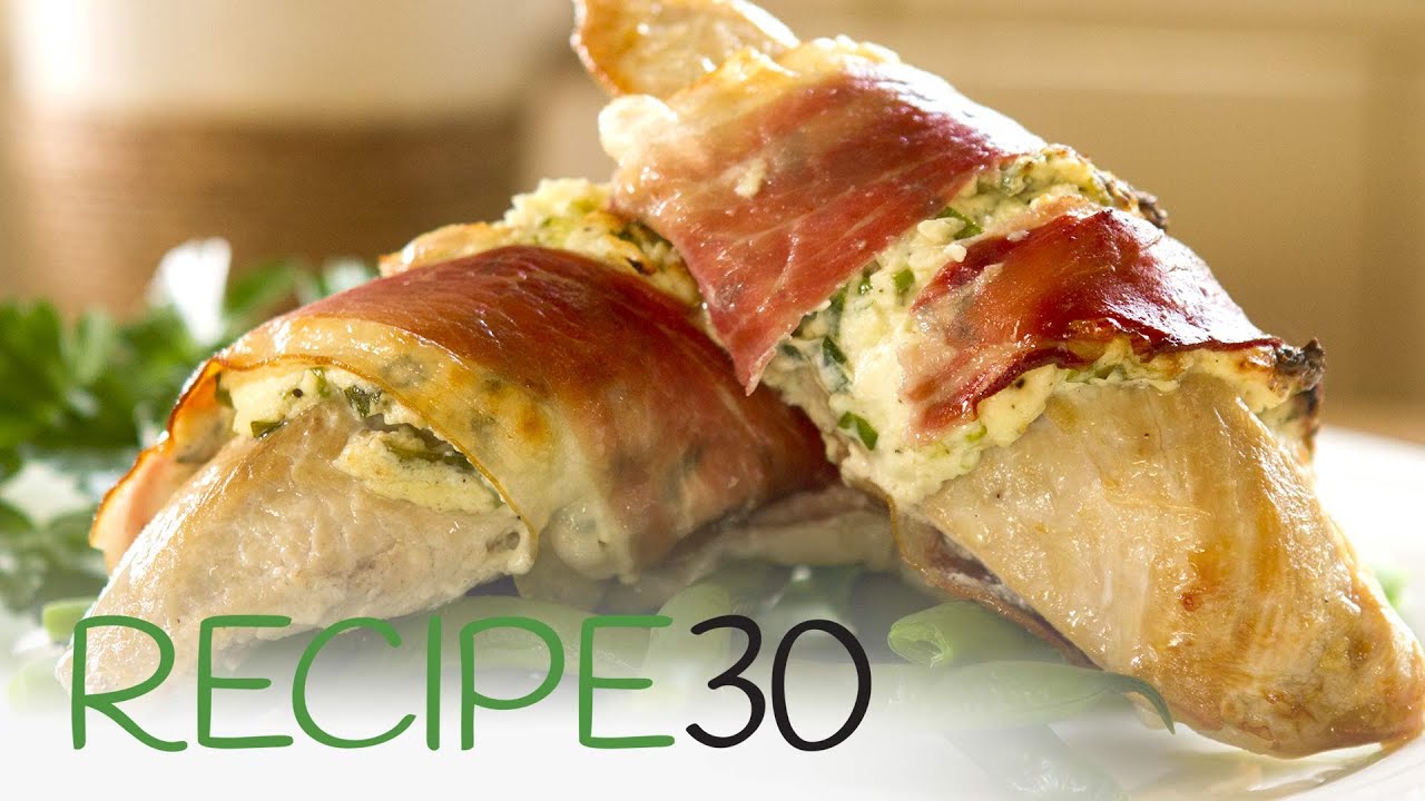 CHICKEN PROSCIUTTO BREAST With cream cheese and spring onion - By RECIPE30.com | Recipe30