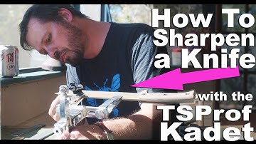 How to Sharpen a Tactical Knife for Beginners: The  TSProf Kadet Sharpening System Review