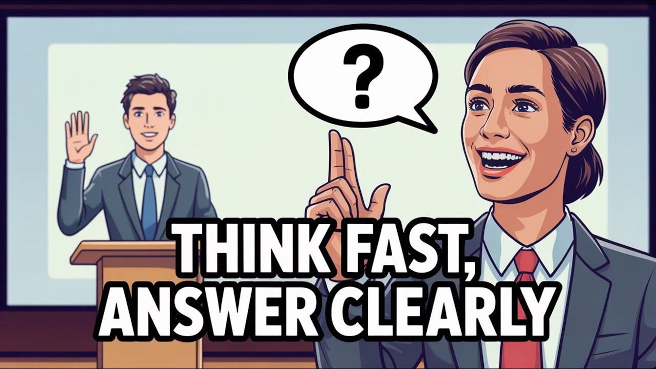Presentation Q&A English: Think Fast, Answer Clearly with Flexible ...