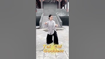 Tai Chi Goddess, Her Charm Is Irresistible#kungfu #taichi