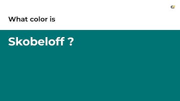 Skobeloff color #007474 hex color - Green color - Warm color 007474