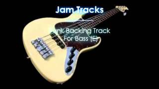 Funk Backing Track For Bass (Groove in E) chords