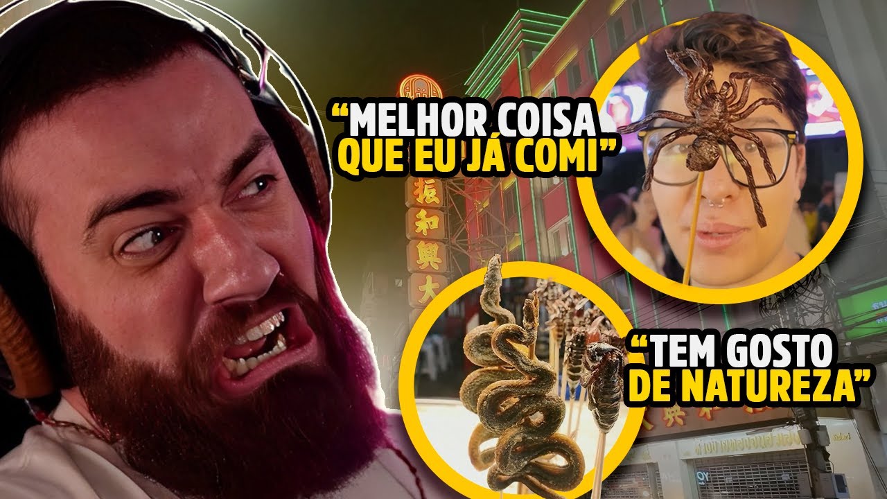 Olka reage a '100h provando COMIDA DE RUA na TAILÂNDIA!' e 'Nice to C#'