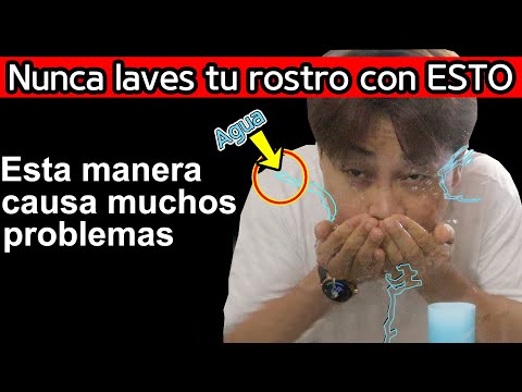 Nunca laves con AGUA así | Esto te causa muchos problemas de la <strong>piel</strong>