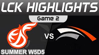 KDF vs HLE Highlights Game 2 LCK Summer Season 2023 W5D5 Kwangdong Freecs vs Hanwha Life Esports