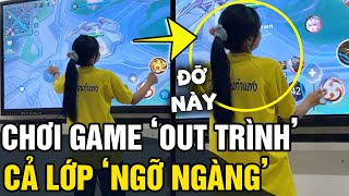 Nữ sinh CHƠI GAME TRÊN TIVI out trình khiến cả lớp TRẦM TRỒ, nó phải ở CÁI TẦM | Tin 5s screenshot 3