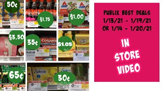 In Store Video Publix Best Deals 1/13/21 – 1/19/21 OR 1/14 – 1/20/21