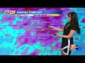 Tomorrow brings the return of rain chances