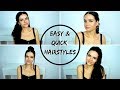 Lazy Girl Hairstyles! Quick and Easy Heatless Hairstyles Summer 2018