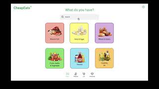 CheapEats Figma prototyping website and mobile website