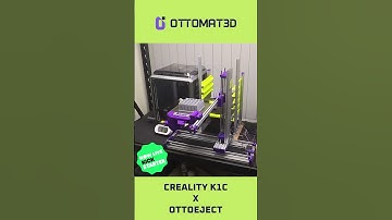 Can Your Printer Do THIS? Creality K1C + OTTOeject #3dprinting #creality #shorts #ottoeject