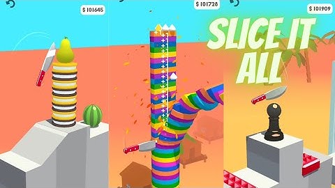 Slice It All 🗡🔪 Game| Level-48 |Satisfying Gameplay Walk-through #asmr #sliceitall #games #shorts