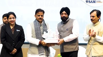 Welcoming Deputy CM Shri Rajendra Shukla Ji to the AIU West Zone Women